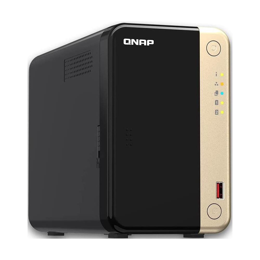Serwer NAS QNAP Tower TS-264-8G - Tower/Intel Celeron N5095/8 GB RAM/2 wnęki/2 x M.2/hot-swap/3 lata Door-to-Door